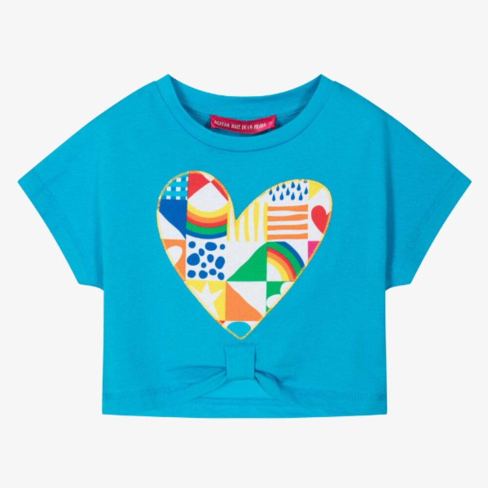 Agatha Ruiz de la Prada blue t-shirt NWT